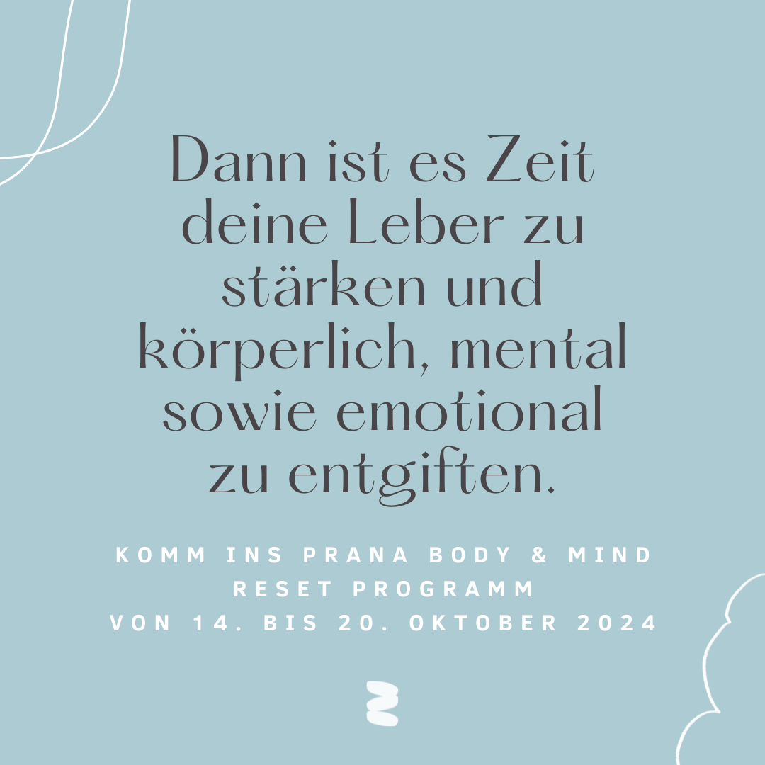 Prana Body & Mind Reset ohne Produkte