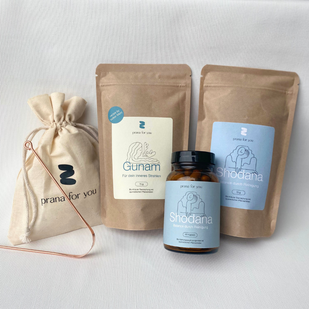 Das Prana Reset Detoxprogramm inklusive Detox & Glow Set