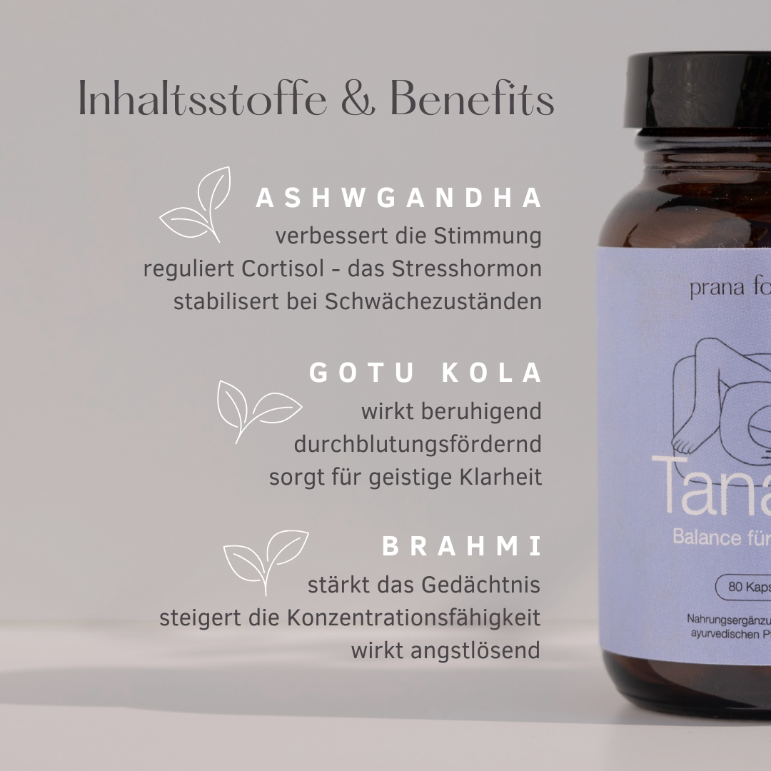 Tanava - 2-Monatskur - Nahrungsergänzung gegen Stress