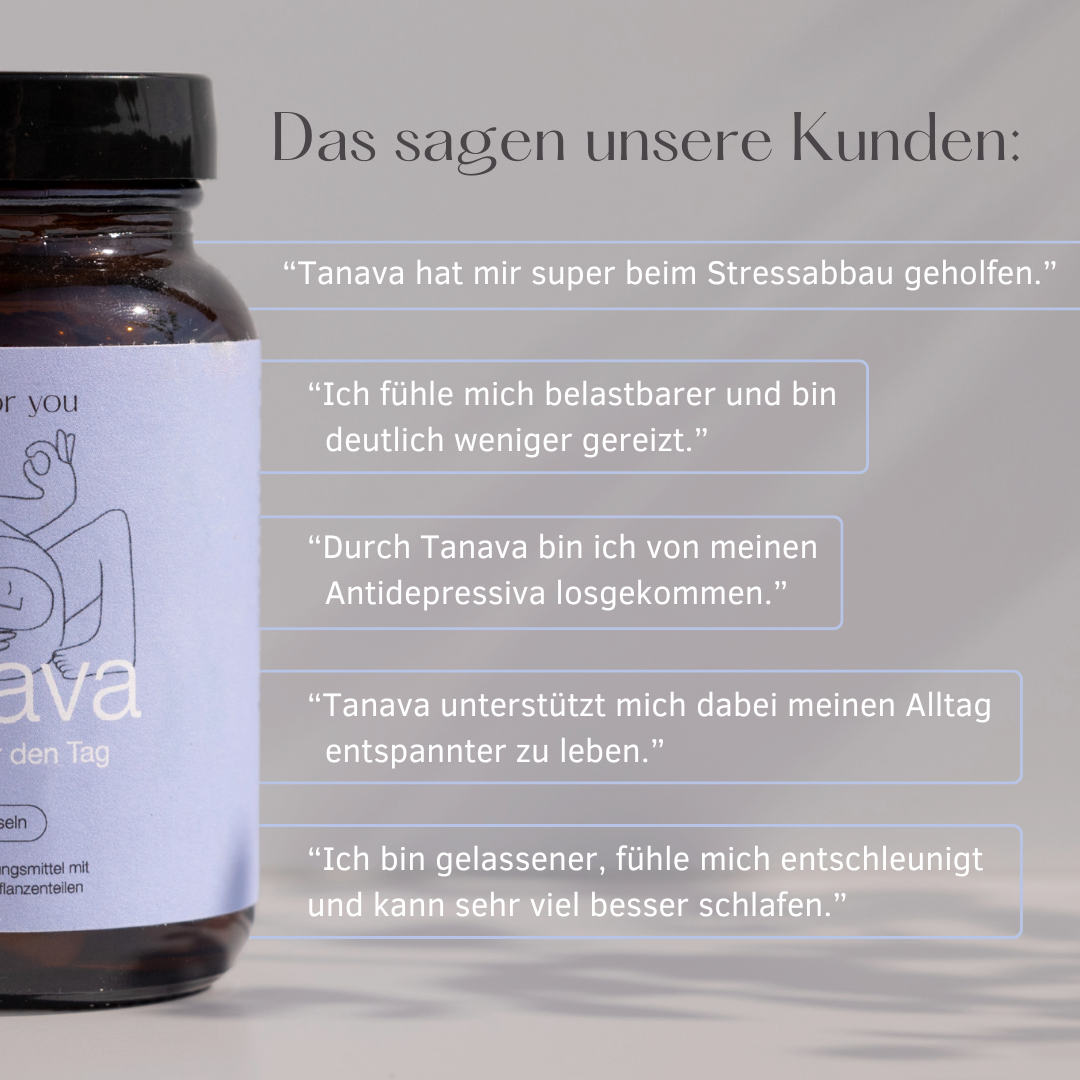 Tanava - Nahrungsergänzung gegen Stress